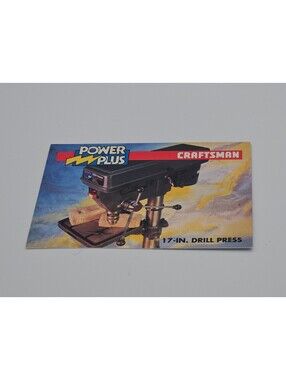 Trading Card Craftsman Power Plus 17" Drill Press Model21317